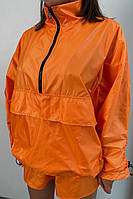 Анорак жіночий помаранчевого кольору 184254L