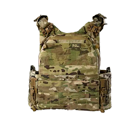 Плитоноска Real Defence Skillet Max GEN 3 з кишенями під балістику, Розмір: Large, Колір: Multicam