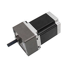 Кроковий двигун 57BYG250C-C з циліндричним редуктором 1:10 2GN-10K, фото 3