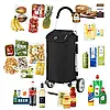 Господарська сумка-візок ShoppingCruiser Foldable, 45 л (Black) | Міцна, легка, на 2-х колесах, компактно складається, фото 10