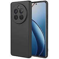 Чохол Fiji Full Soft Premium для Realme 12 Pro Plus 5G (RMX3840) протиударний бампер з мікрофіброю Black