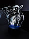 3d-світильник Місто духів Sin city, 3д-нічник, кілька підсвіток (на пульті), фото 10