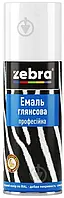 Аерозоль емаль глянцева професійна "ZEBRA" RAL 9003 сніжно-біла 400 мл