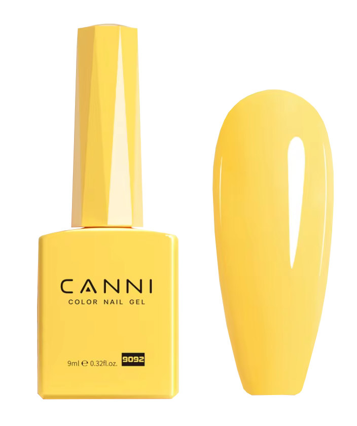 Гель-лак Canni Hema Free №9092, 9 мл (Saffron Mango)