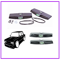 Повітрозабірник 2101-07 зелений овал з ущільнювачем і кріп.