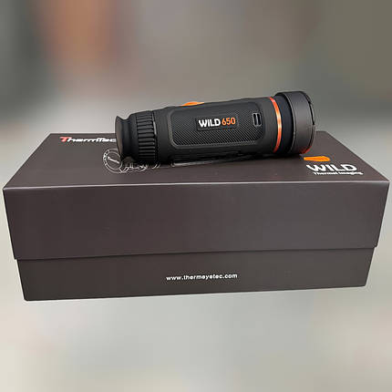 Тепловізійний монокуляр ThermTec Wild 650, 50 мм, 640х512, NETD≤18mk, Wi-Fi, 50 Гц, AMOLED, AI-режим, фото 1