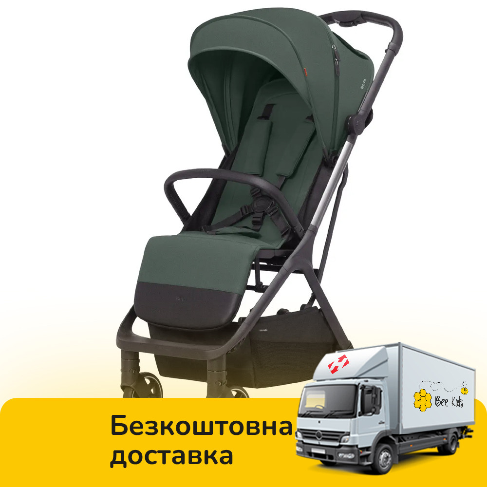 Коляска прогулянкова дитяча CARRELLO Nova CRL-5521 Rainforest Green Зелена, фото 1