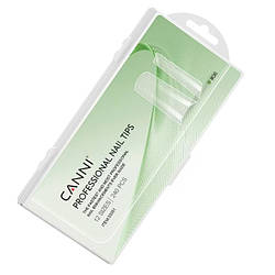 Гелеві типси Canni No06 Matt French Nail, 12 розмірів, 240 шт.