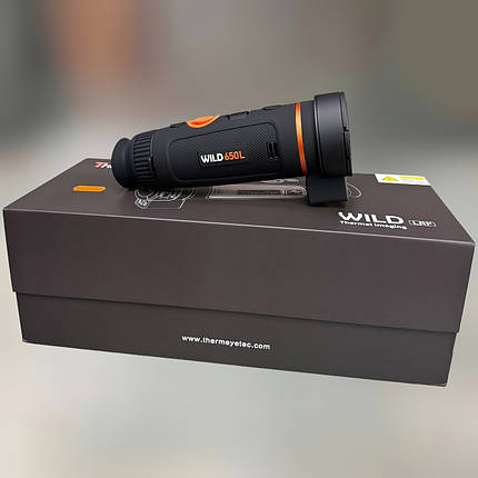 Тепловізійний монокуляр ThermTec Wild 650L LRF, 50 мм, 640х512, NETD≤18мК, Wi-Fi, 50 Гц, AMOLED, AI-режим, фото 1