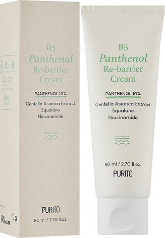 Крем для обличчя заспокійливий відновлювальний кре Purito B5 Panthenol Cream, 80мл (101443), фото 1