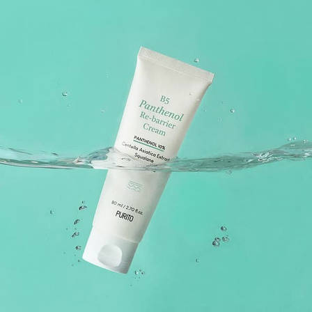 Крем для обличчя заспокійливий відновлювальний кре Purito B5 Panthenol Cream, 80мл (101443), фото 3