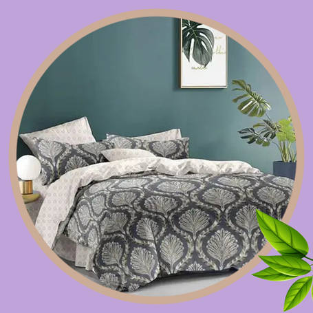 Євро постільна білизна "Сатин" 100% бавовна