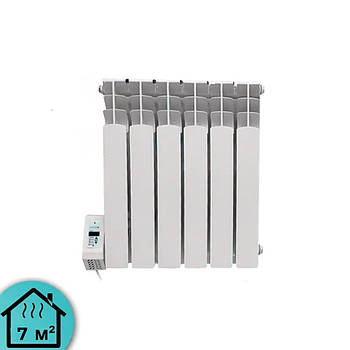 Електрорадіатор Gladiator 6TL (6 секцій), підключення зліва, стандарт 500/80 программатор 650Вт