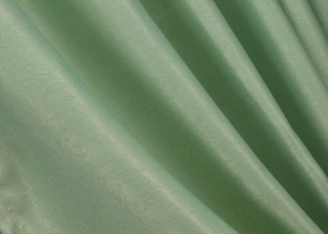Шторна тканина льон-софт однотонний. Колір світло-салатовий. Код 1421ш, фото 1