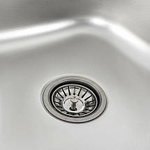 Кухонна мийка з нержавіючої сталі Platinum ДЕКОР 7850 (0,8/180 мм), фото 5