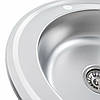 Кухонна мийка з нержавіючої сталі Platinum 510 ДЕКОР (0,6/170 мм), фото 7