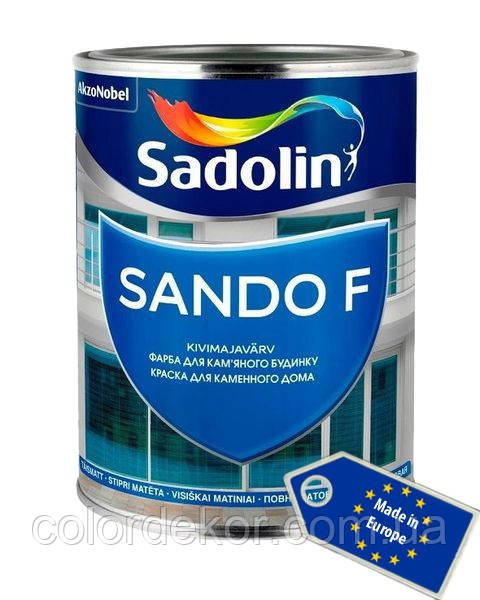 Краска для фасада Sadolin SANDO F (Сандо Ф) 1л Тонированная в приглушенный фиолетовый цвет Z1.08.16 - фото 1 - id-p428421619