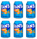 Газований напій Fanta Pineapple Grapefruit 330мл, фото 4