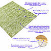 Декоративна 3D панель самоклейка Глибокий зелений (цегла) (069) SW-00000171, фото 2
