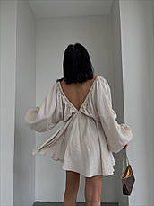Сукня жіноча, креп-жатка, oversize (від 42 до 50) (6) Блю1469-1061, фото 6
