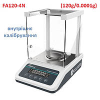 Ваги аналітичні FA120-4N (120г/0,0001г, внутрішнє калібрування) JOANLAB