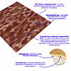 Декоративна 3D панель самоклейка 700х770х5мм Мармур коричневий з золотом (цегла) (361) SW-00000637, фото 2