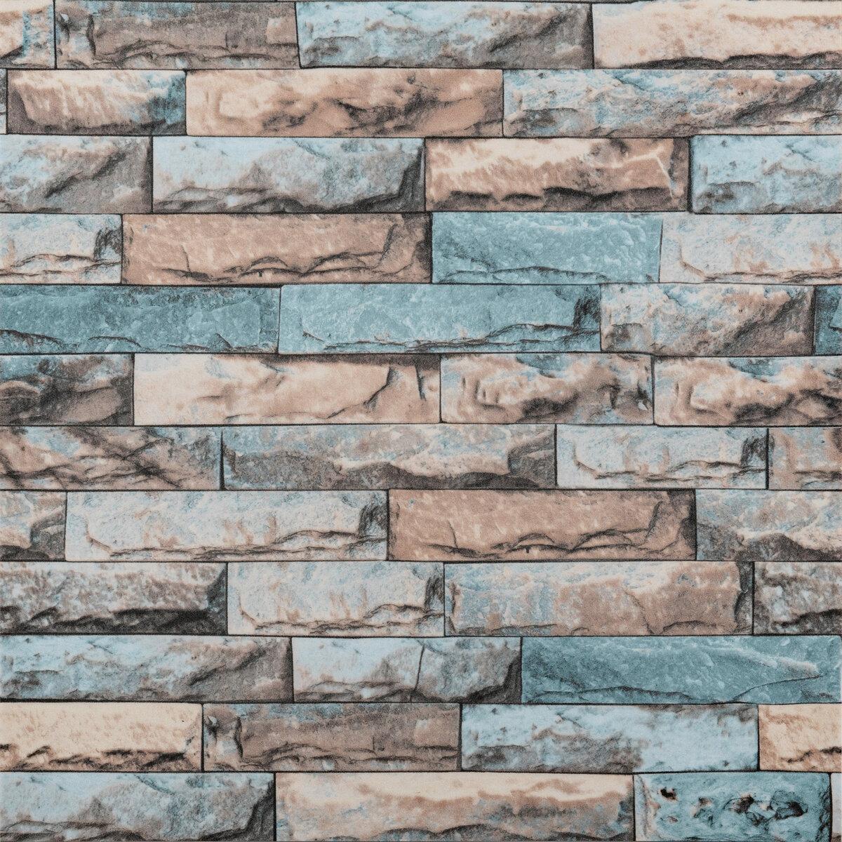 Самоклеюча вінілова плитка 600х600х1,5мм, ціна за 1 шт. (СВП-203) Матова SW-00000510, фото 1