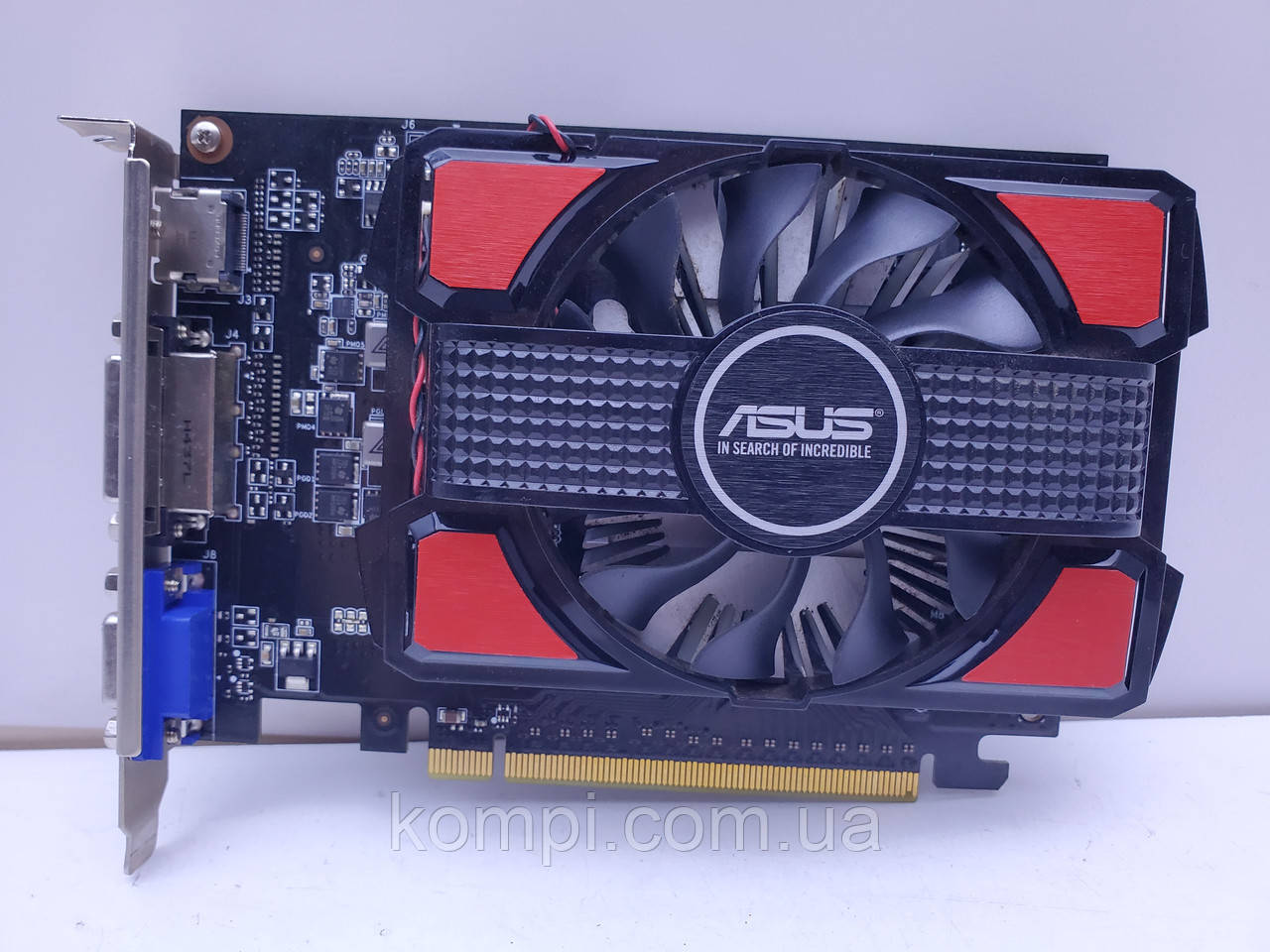 ВідеокартаASUS GeForce GT 740 2GB (2Gb,GDDR3,128 Bit,HDMI,PCI-Ex,Б/у)