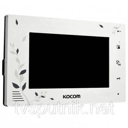 Кольоровий відеодомофон Kocom KCV-A374LE, фото 3
