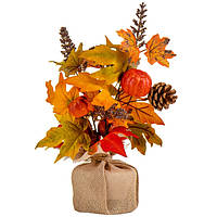 Осінні квіти та листя