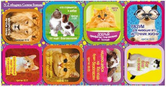 Наклейка листова "Підбадьорься Словом Божим"