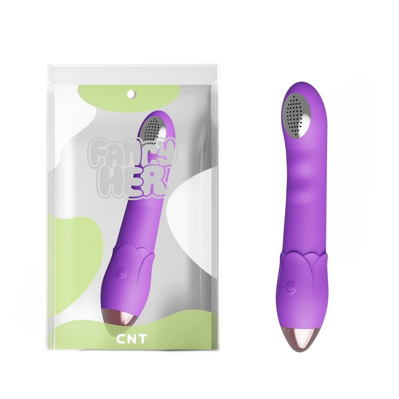 Вібратор насадка для душу Hot Tub Fantasy Vibrator Purple, фото 1