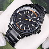 Чоловічий годинник Curren 8455 All Black з металевим браслетом, фото 6