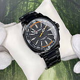 Чоловічий годинник Curren 8455 All Black з металевим браслетом, фото 7