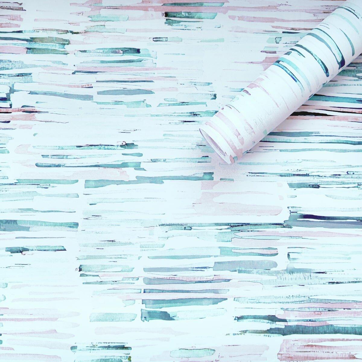 Самоклеюча плівка 0,45х10м х 0,07мм Акварель SW-00001237, фото 1