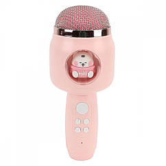 Караоке-мікрофон Animals yellow pink