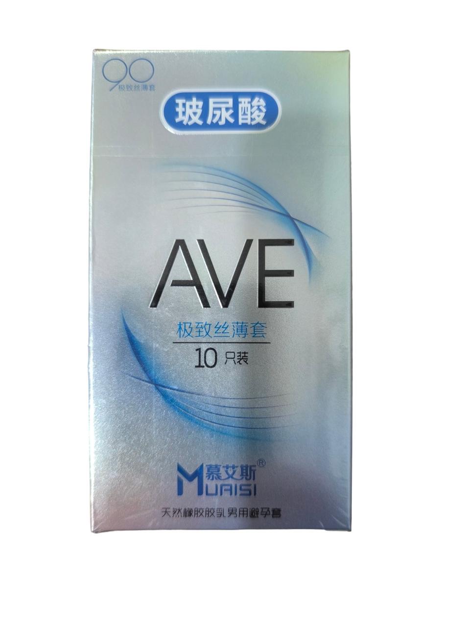 Презервативи Muaisi AVE супертонкі та міцні 0,01 мм (паковання 10 шт.), фото 1