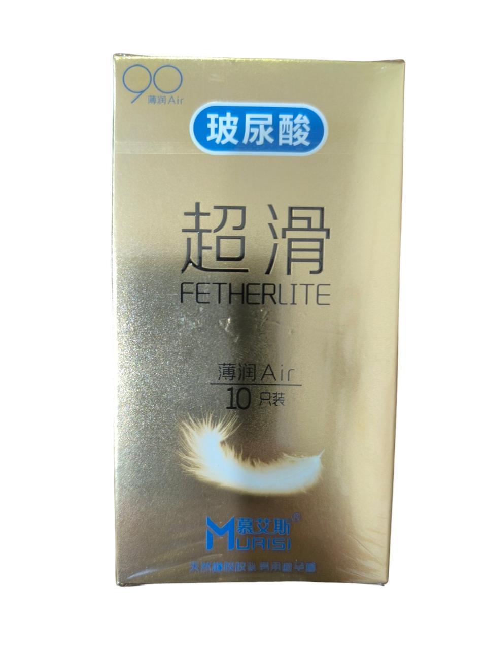 Ультратонкі презервативи Muaisi Fetherlite 0,03 (упаковка 10 шт.), фото 1