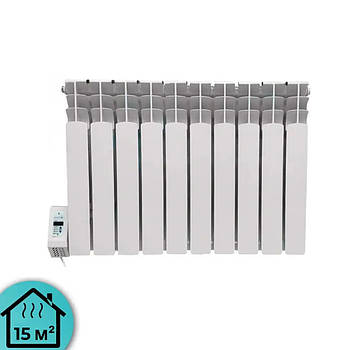 Електрорадіатор Gladiator 10TL (10 секцій), підключення зліва, стандарт 500/80 программатор 1000Вт