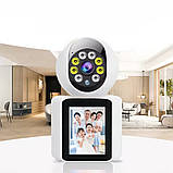 Поворотна відеоняня WiFi з двостороннім зв'язком та екраном Внутрішня камера відеоспостереження вдома, фото 2