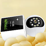 Поворотна відеоняня WiFi з двостороннім зв'язком та екраном Внутрішня камера відеоспостереження вдома, фото 7