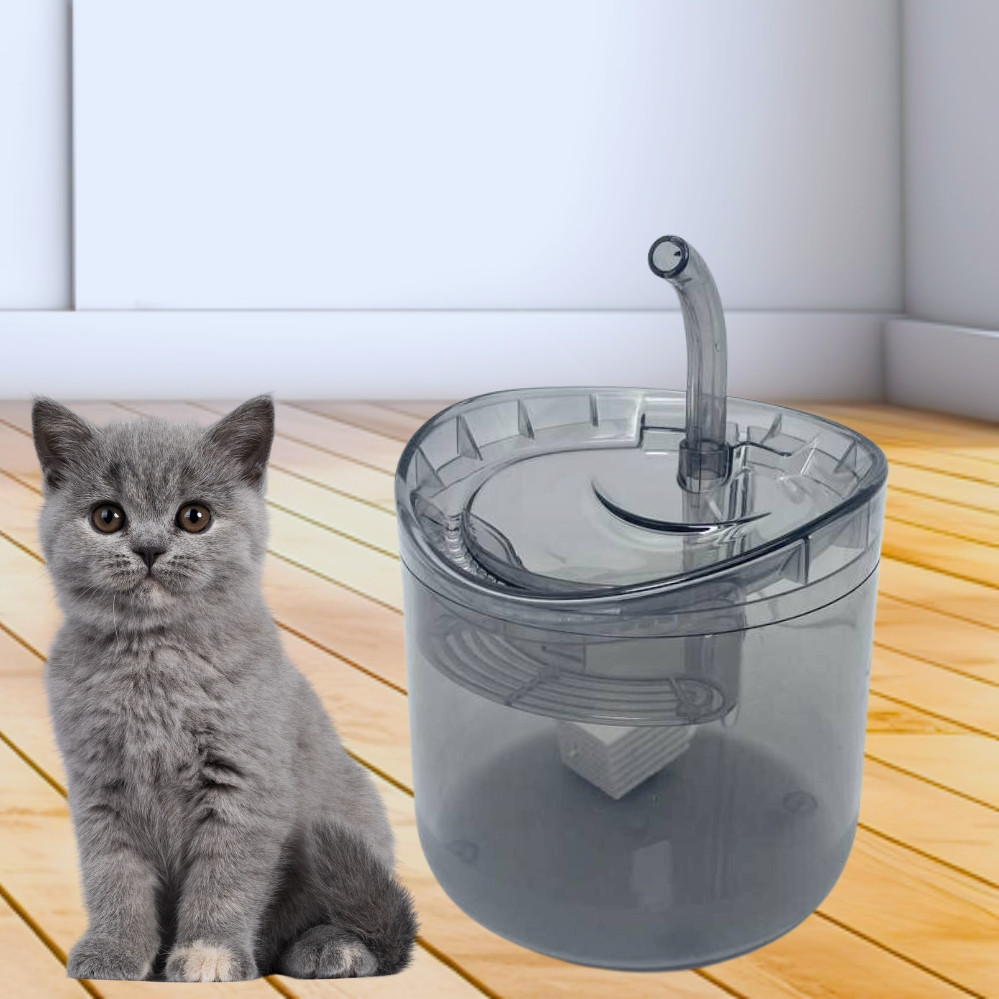 Автоматична поїлка фонтан Pet Fountain 1,5л для котів та собак зі змінним фільтром