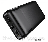 Power Bank повербанк Hoco J72A 20000 mAh + 2 кабеля для роутерів, фото 5