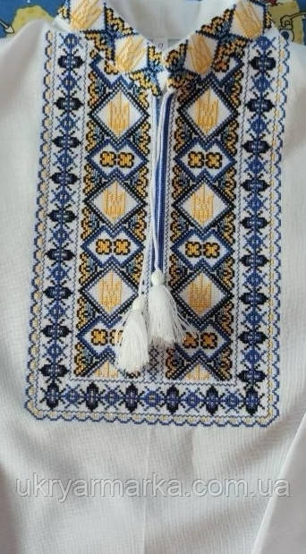 Патріотична вишита сорочка для хлопчика  "Соколятко" от 2 лет