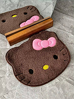 Милий килим hello kitty для декору кімнати sanrio коврик