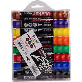 Набір маркерів перманентних 8кол 1-701 (21438)