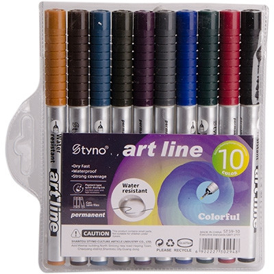 Набір лінерів 10кол 1-704 (21438), фото 1