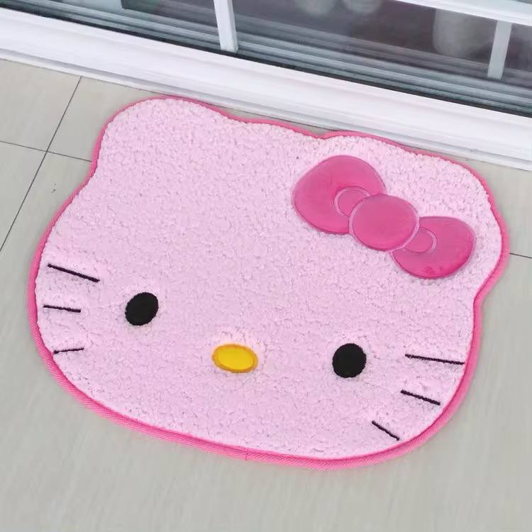 Милий килим hello kitty для декору кімнати Sanrio килимок