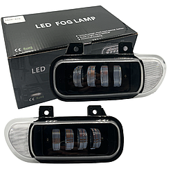 Автомобільні світлодіодні Led/Льод протитуманні фари на КАМАЗ AXOR 4 лінзи 40W білого кольору світіння