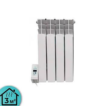 Електрорадіатор Gladiator 4TL (4 секції), підключення зліва, стандарт 500/80 программатор 390Вт